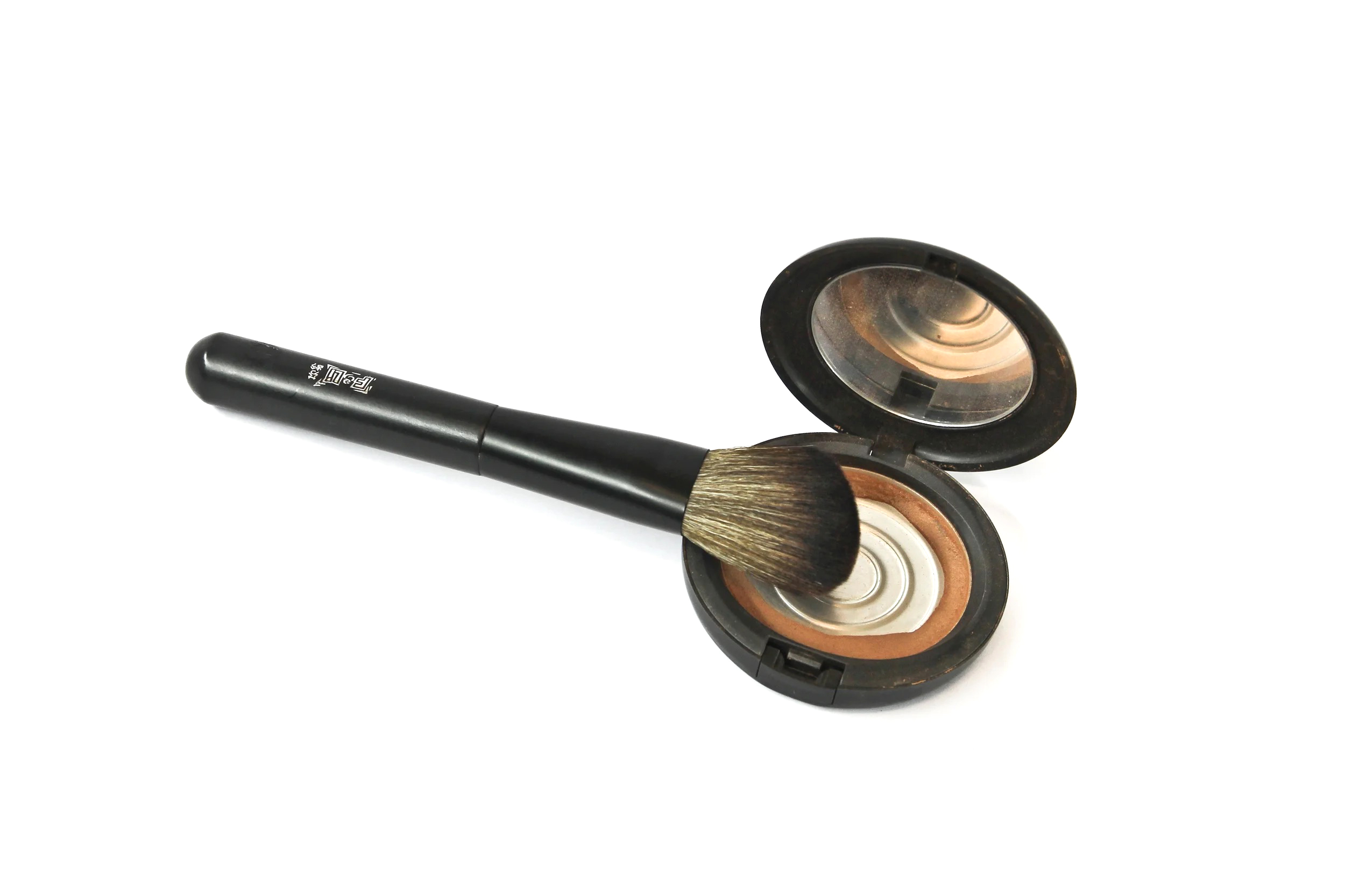 Bronzing powder and brush